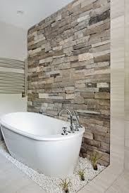 Stone walls for bathroom are nothing new and have been incorporated into exotic architecture for ages now. Pros And Cons Stone Bathroom Feature Wall Small Bathroom Renovations Perth Small Bathrooms Wa Specialists