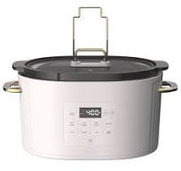Thyme & Table 6QT Programmable Slow Cooker, Sand White