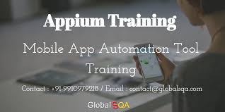 Appium Training Appium Trainer At Online Appium Training Online Automation Testing Training Globalsqa A Training Software Online Training Software Testing