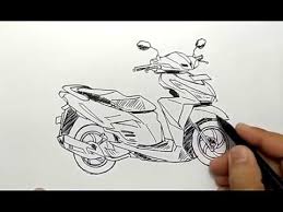 Cara mudah menggambar sepeda motor jelek video tutorial via www.youtube.com. Cara Menggambar Motor Bebek Matic Vario Dengan Mudah Youtube