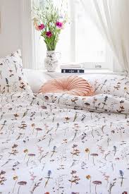 Pressed Flowers Duvet Cover Set Spring Bedroom Spring Bedroom Decor Duvet Cover Sets