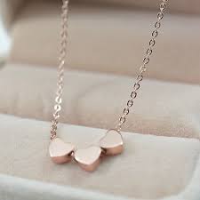 Maybe you would like to learn more about one of these? Three Hearts Rose Gold Necklace Gold Necklace Women Necklace Gold Necklace