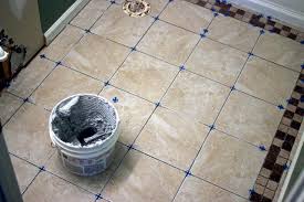 how to install bathroom floor tile