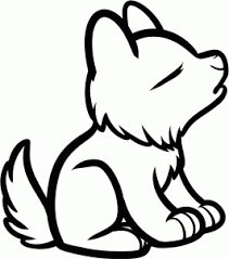 Animals How To Draw A Howling Wolf For Kids Wolf Drawing Easy Easy Drawings For Kids Animal Drawings