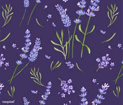 Download Premium Vector Of Hand Drawn Lavender Flower Pattern 421560 Flower Illustration Flower Drawing Lavender Flowers