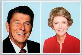 Ronald And Nancy Reagan Simi Valley California 4X6 Continental Postcard A1L 