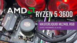 4.9 out of 5 stars 24,303 ratings | 510 answered questions #1 best seller in computer cpu processors. Amd Ryzen 5 3600 Cooler Master Mastercase H500 Rgb Masterliquid Ml240l Rgb Radeon Rx 5700 Xt Mech Oc Youtube