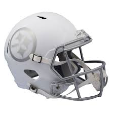 Villanueva gives steelers teammates army helmet decals. Pittsburgh Steelers Helmet Replica Speed Ice Alt
