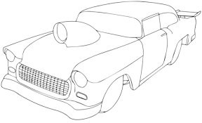 Color in this picture of a ford shelby gt500 and others with our library of online coloring pages. 55 Chevy Pro Sportsman Coloring Page Free Printable Coloring Pages For Kids