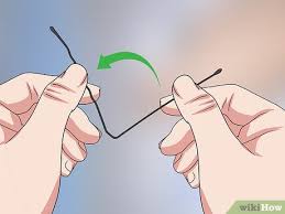 If you are locked out of your bathroom, this video will show you how to unlock your bathroom door with a bobby pin. How To Open A Locked Door With A Bobby Pin 11 Steps
