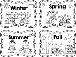 Pack these spring printables into a picnic basket for a family outing. Coloring Page Seasons