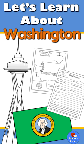 Washington State Symbols History Geography Economics And More Includes Coloring Sheets A Fa Washington State History Social Studies Elementary Study Unit