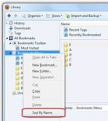 Microsoft office word 2013 enables you to sort text, dates, numbers and table contents alphabetically. Sort Your Bookmarks To Quickly Find The Ones You Want Firefox Help