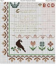 Buy Heirloom Cross Stitch PDF Chart & Instructions Pack Herschel's  Perpetual Calendar by Maggie Gee Embroidery Online in India