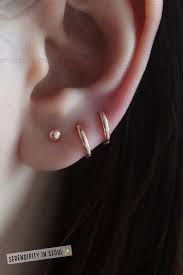 6mm Small Huggie Hoop 14k Gold Cartilage Earrings Cartilage Earrings Hoop Ear Piercings