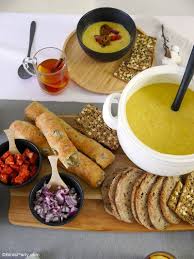 The whole point of a fall soup party is that it isn't a dinner party. A Cozy Winter Soup Party Tablescape Winter Soups Soup Bar Winter Soup Recipe