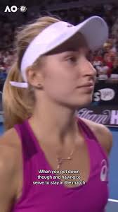 Dasha from behind Video Tennis