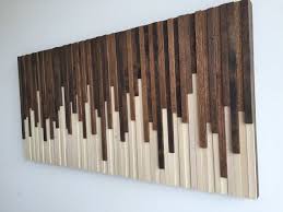 Peinture Sur Bois Recupere Moderne Bois Art Salon Decor Idees Etsy In 2020 Wood Art Reclaimed Wood Wall Art Wall Sculpture Art