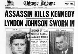 Assasin Kills Kennedy Lyndon Johnson Sworn In November 22 1963 John F Kennedy The 35th President Of The United Sta History Kennedy Historical Moments