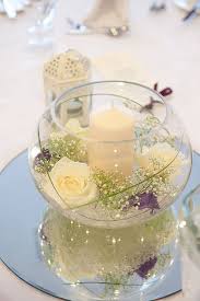 Glass & mirror table plans and menus. Fish Bowl Mirror Wedding Centerpieces Wedding Centerpieces Wedding Table