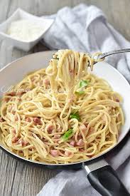 Spaghetti Carbonara Ze Smietana Przepis Recipe In 2020 Spaghetti Carbonara Carbonara Spagetti Carbonara