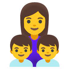 👩‍👦‍👦 Family: Woman, Boy, Boy Emoji, Family: Mother, Sons Emoji