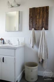 A modern farmhouse bathroom remodel on a budget packed with simple diy's that won't break the bank! Diy Bathroom Remodel Ideas For Average People Seek Diy