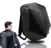 Mochila Fibra De Carbono Motociclista Tools Diamond