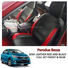 2 day free shipping on thousands of products! Car Seat Cover Case Semi Leather Red Black Perodua Bezza Car Cushion Cover Shopee Malaysia