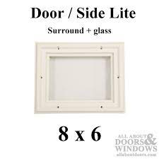 Without any waterproof barrier your timber door trims are exposed to water and moisture that passes through the inner door cavity. Replacement Door Glass Surround Door Lite