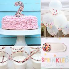 Birthday Ideas For 2 Year Old Daughter At Home A Sweet Sprinkles Inspired Second Birthday Party Kids Themed Birthday Parties Toddler Birthday Party Fun Birthday Party