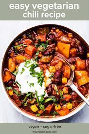 Easy Vegetarian Chili Recipe Vegan Chili Recipe Vegetarian Chili Recipe Easy Vegetarian Chili Recipe Vegetarian Chili Easy