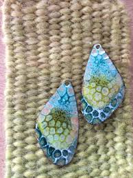 Beautiful Butterfly Wings Made With Enamel On Copper Earrings Enameling Jewelry Enamel Jewelry Metalsmithing Jewelry