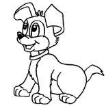 Printable bernese mountain dog coloring page. Bernese Mountain Dog Coloring Page Color Luna