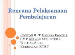 Format silabus dalam bentuk file doc, jadi lebih mudah untuk dibuka dan diubah sesuai dengan kebutuhan. Contoh Rpp Bahasa Inggris Smp Kelas 8 Semester 2 Writing Skill Ktsp
