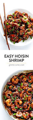 Easy Hoisin Shrimp Made With A Simple 3 Ingredient Sauce And Ready To Go In 15 Minutes Recipes Cooking Recipes Food