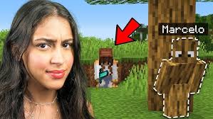 Vigiei minha AMIGA quando FICA SOZINHA no MINECRAFT