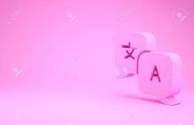 This is a simple and cool aesthetic text generator that allows you to include text and it'll lead to a vaporwave text style mode (it is still content, . Pink Translator Icon Isolated On Pink Background Foreign Language Conversation Icons In Chat Speech Bubble Translating Concept Minimalism Concept 3d Illustration 3d Render Stock Photo Picture And Royalty Free Image Image 132105695