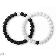Black And White Bead Bracelet Meaning 41 00 Black White Lokai Pair Size Medium Lokai Bracelets For Men White Bracelets Beaded Bracelets