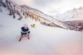 Sur l'espace gliss les lutins, dédié à l'apprentissage du ski, un espace est sécurisé et réservé à la pratique de toutes les formes de luge. Valais Sur Une Luge S Eclater En Famille Ou Entre Amis