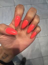 Depending on the shade, you can easily transition from the beach to a spring wedding to a hot date night in a snap. Acrylic Nails Orange New Expression Nails