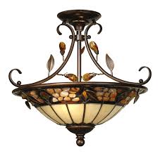 Brighten your home when you shop online on walmart.ca! Dale Tiffany Th90218 Tiffany Crystal Jewel Pebblestone Semi Flush Mount Ceiling Light Fixture