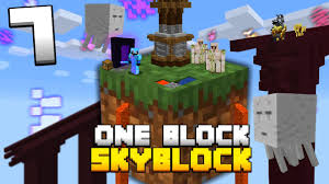 How to fix problems after the installation. Minecraft Skyblock But You Only Get One Block 7 Youtube