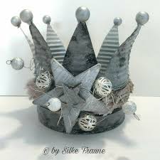 By Silke Fraune Kaeptnfraune Krone Blechdose Konservendose Dose Blikken Tin Crown Kroon Windlicht Upcycling Crown Decor Tin Can Crafts Xmas Crafts