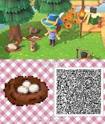 動森特殊地板裝飾作品id qr code 鳥窩 animal crossing qr animal crossing animals
