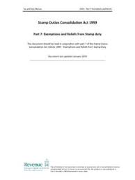 Companies may be formed as either private or Stamp Duties Consolidation Act 1999 Revenue Stamp Duties Consolidation Act 1999 Revenue Pdf Pdf4pro