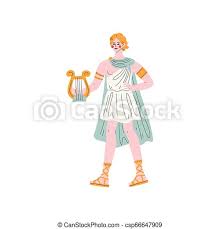 God apollo had many functions: Apollo Olympian Greek God Ancient Greece Mythology Hero Vector Illustration On White Background Canstock