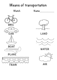 Coloring Transportation Worksheet For Kindergarten In 2020 Transportation Worksheet Kindergarten Worksheets Kindergarten