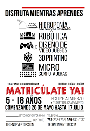 Por ejemplo, las empresas de las zonas más importantes de esta industria, tales como Campamento De Verano Robotico Tecnologico Recreativo Polytechnic University Of Puerto Rico