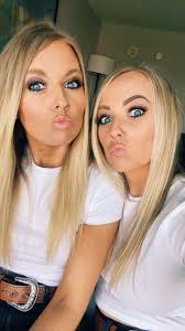 Twin sisters share similar daily routines